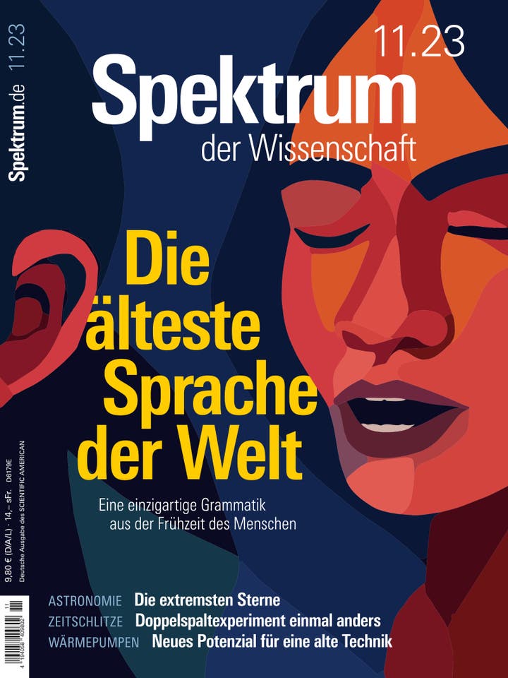 Spektrum der Wissenschaft – 11/2023 – Die älteste Sprache der Welt
