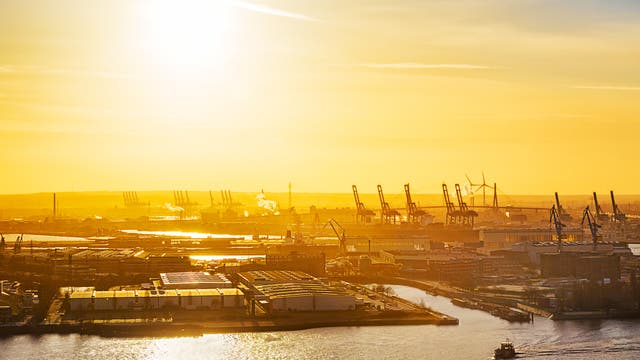 Mit Geoengineering könnte der Himmel über Hamburg dauerhaft gelb werden