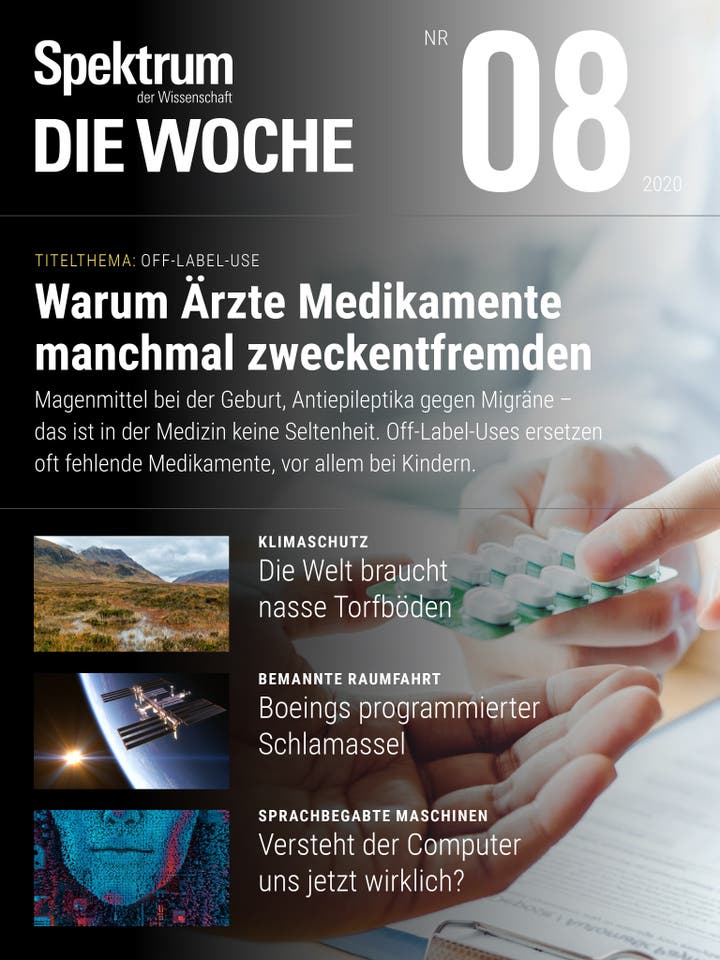 Spektrum – Die Woche – 8/2020 – Warum Ärzte Medikamente manchmal zweckentfremden