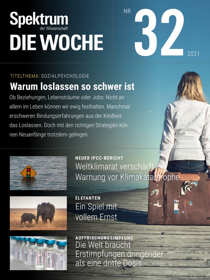 Spektrum – Die Woche – 32/2021 – Warum loslassen so schwer ist