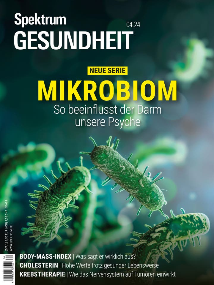 Spektrum Gesundheit – 4/2024 – Mikrobiom – So beeinflusst der Darm unsere Psyche