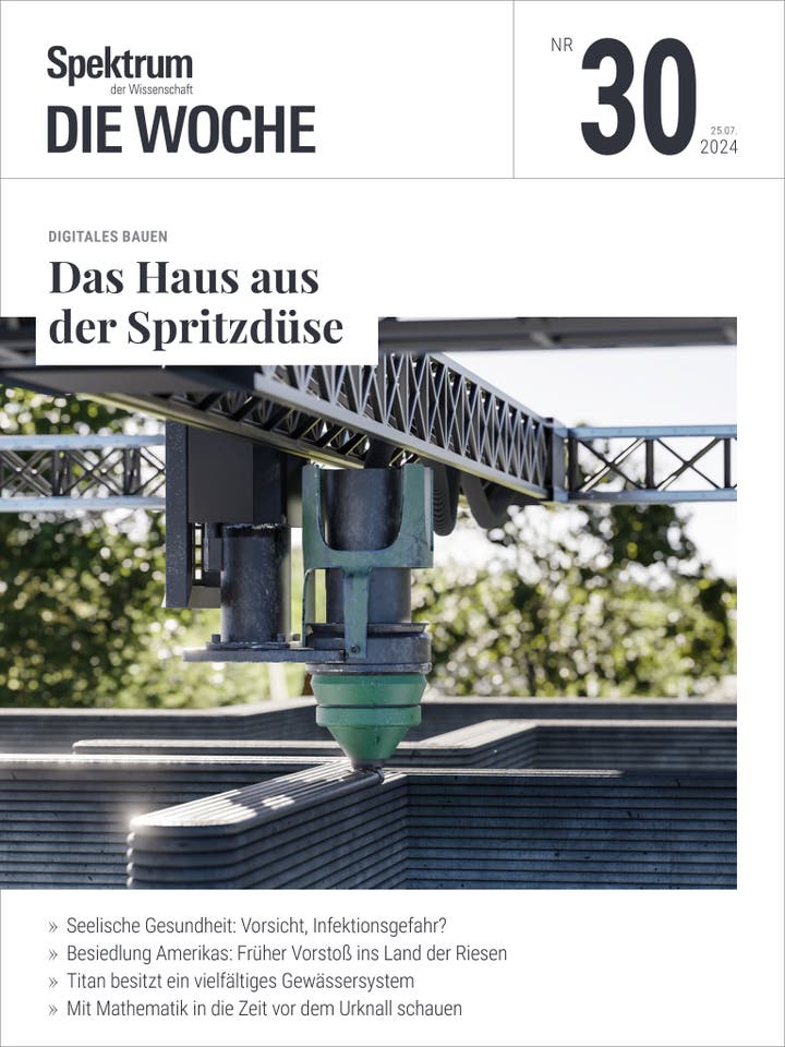 Spektrum – Die Woche – 30/2024 – Das Haus aus der Spritzdüse