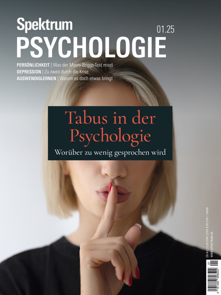 Spektrum Psychologie - 1/2025 - Tabus in der Psychologie